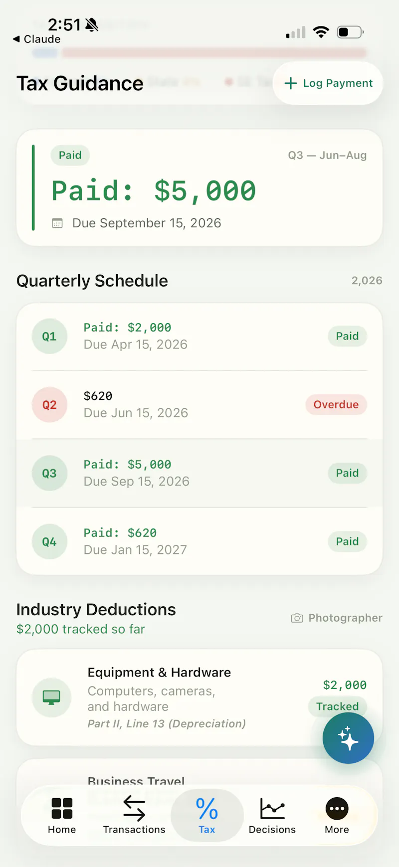 Meridian — Tax & Financial Intelligence screenshot 3