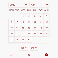 Aeon Date Time Picker