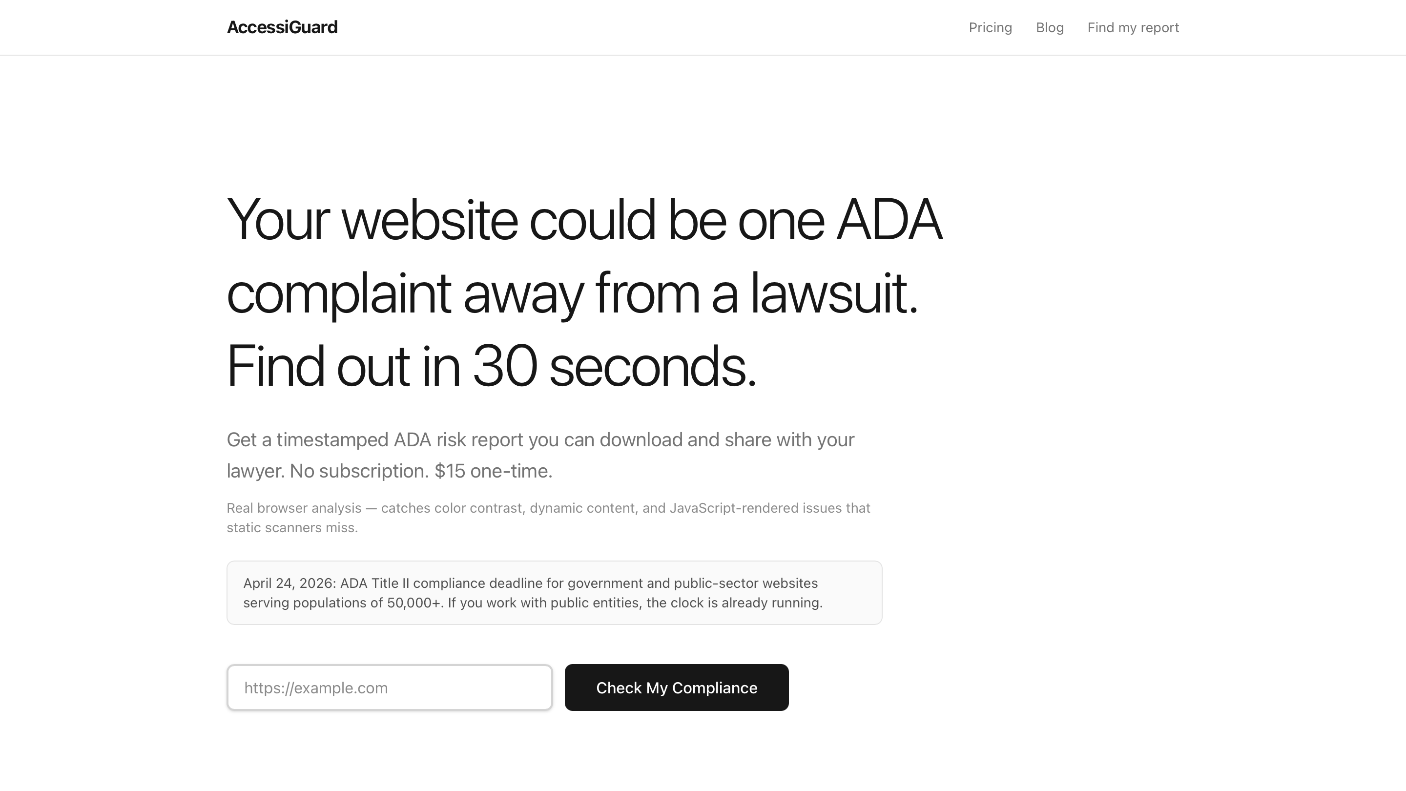 AccessiGuard - Screenshot 2 showing product features and functionality