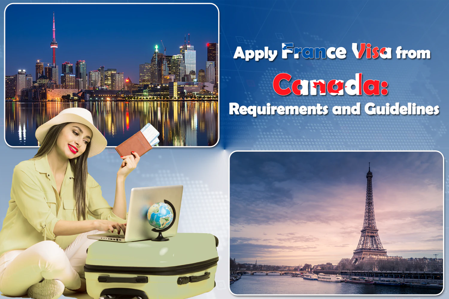 Steps to Apply France Visa from Canada