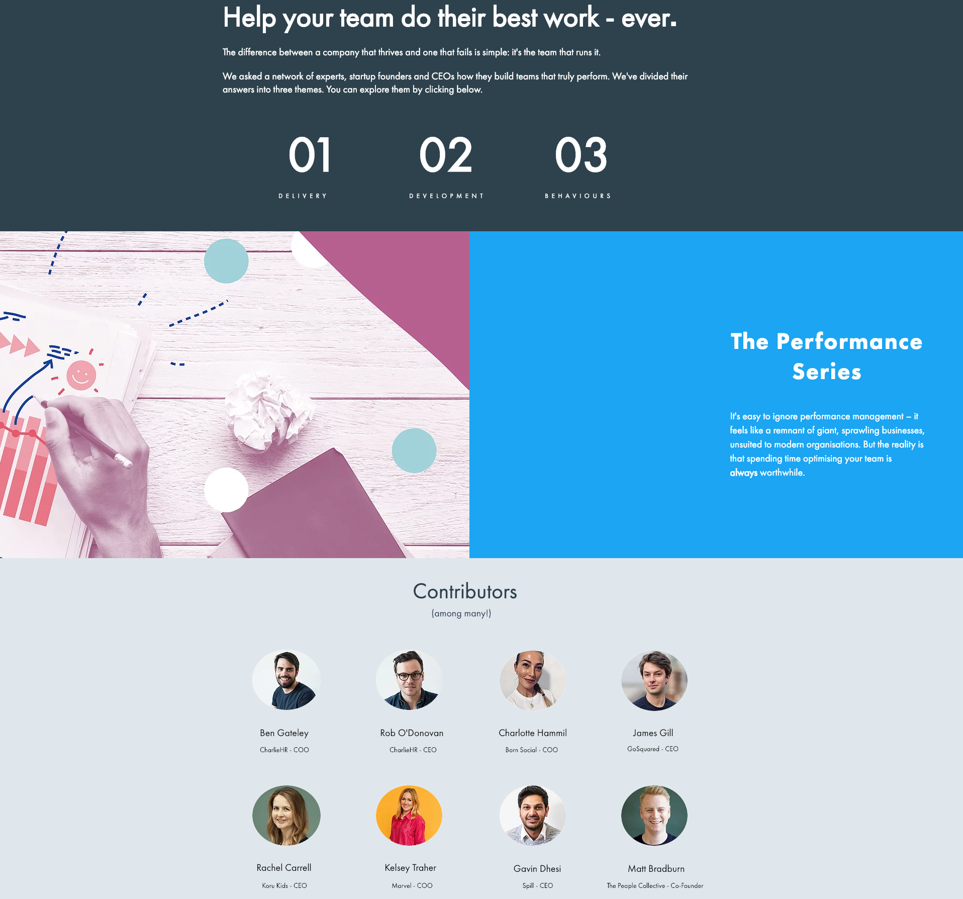 The Performance Series gallery image