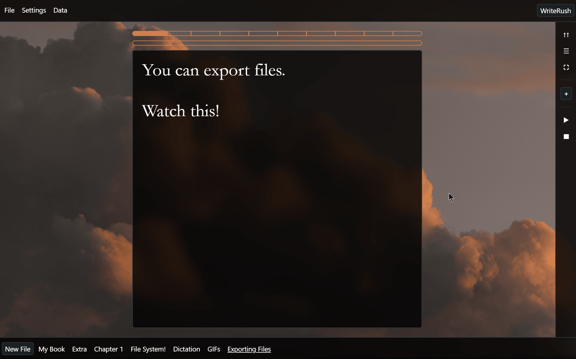 Writerush media 2