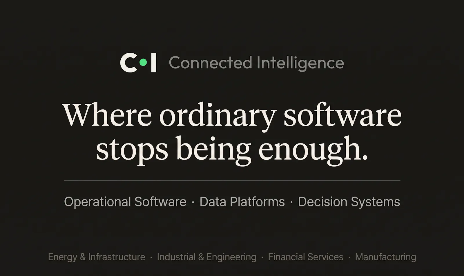 Connected Intelligence screenshot 1