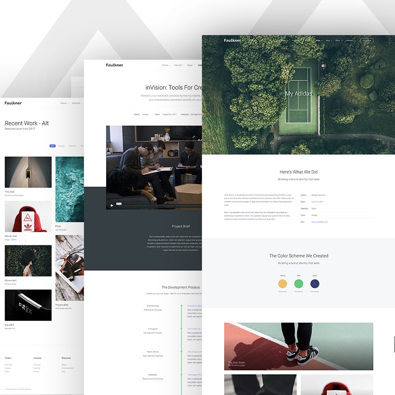 Faulkner - Multi-purpose HTML5 Template for Startups & Saas Companies gallery image
