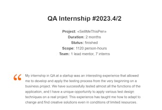 Mentorpiece software testing school gallery image