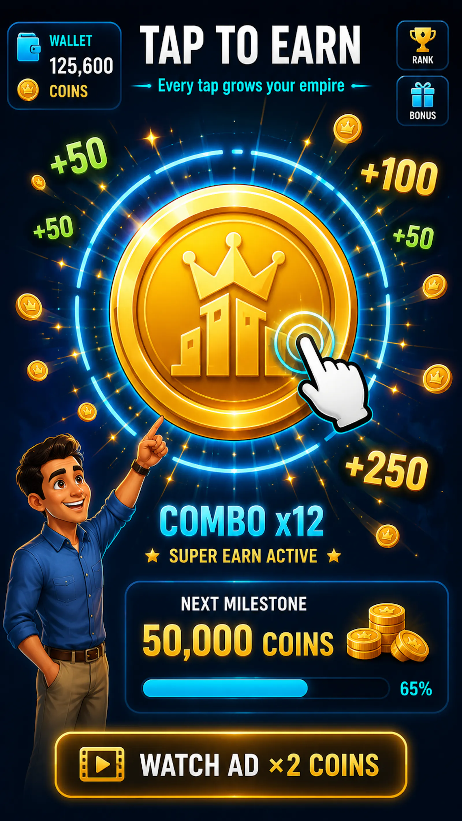 Poor 2 Power: Tycoon Simulator screenshot 3