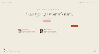 Name 100 Women gallery image