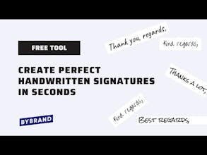 Handwritten Signature Generator gallery image