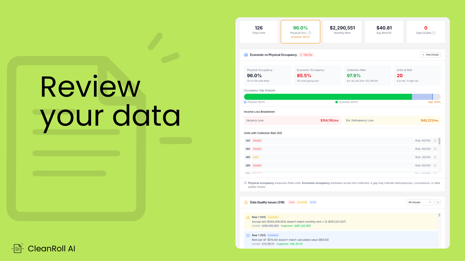 CleanRoll AI - Screenshot 3 showing product features and functionality