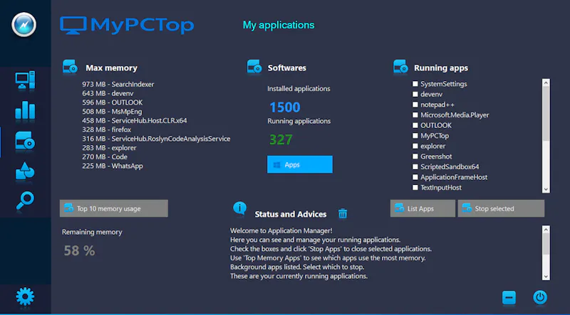 MyPCTop screenshot 4
