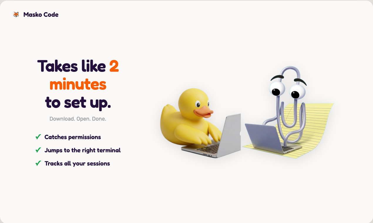 Masko Code - Screenshot 2 showing product features and functionality