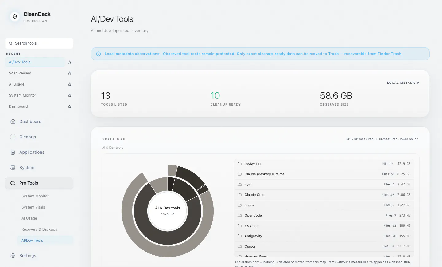 CleanDeck screenshot