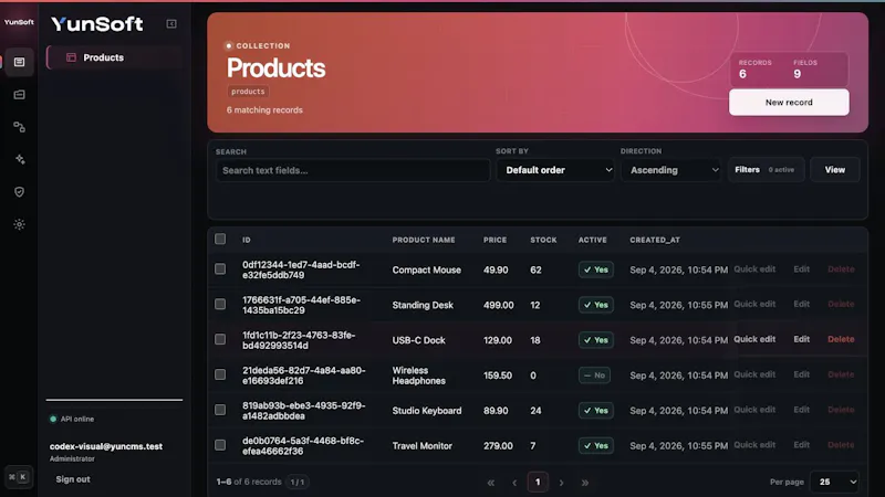 YunCMS screenshot 4