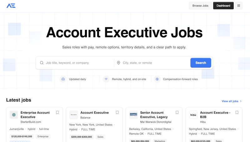 Account Executive Jobs screenshot 2