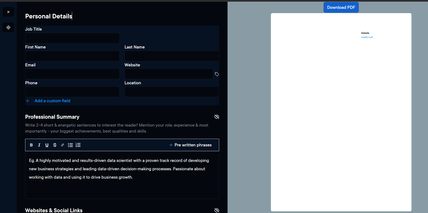 Resume Builder - CareerBio.io - สร้างอนาคตของคุณหนึ่งครั้งในแต่ละครั้ง media 3