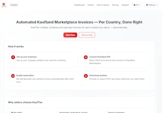 KaufTax — Automate Kaufland Invoices gallery image