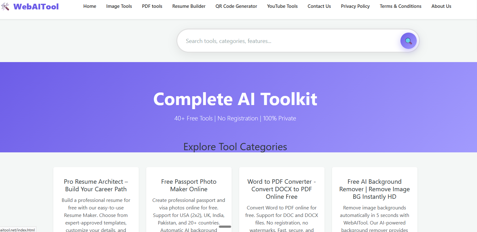 WebAITool gallery image