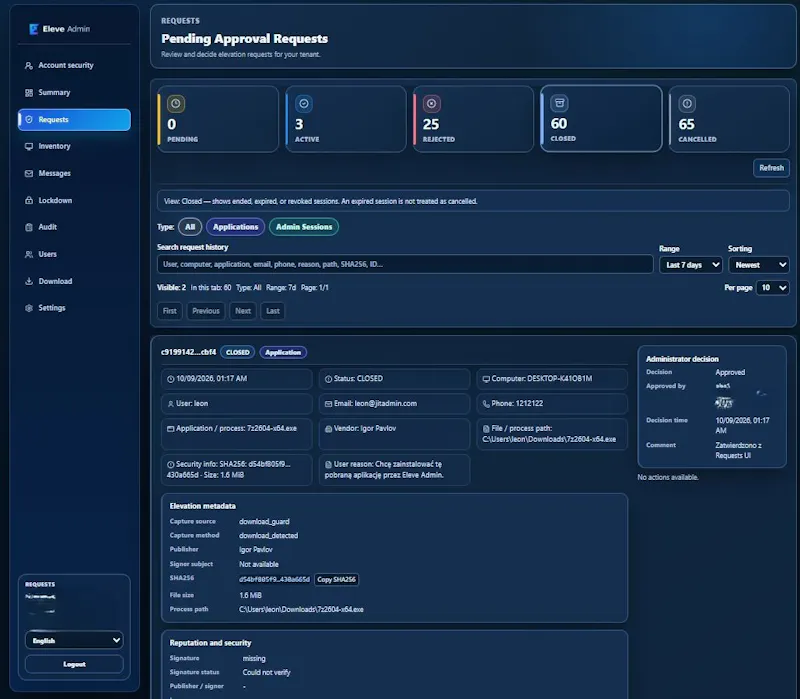 Eleve Admin screenshot 5