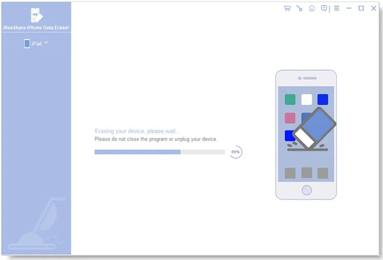 Média Eraser de données iPhone - Eraser de données efficace pour les appareils iOS 6