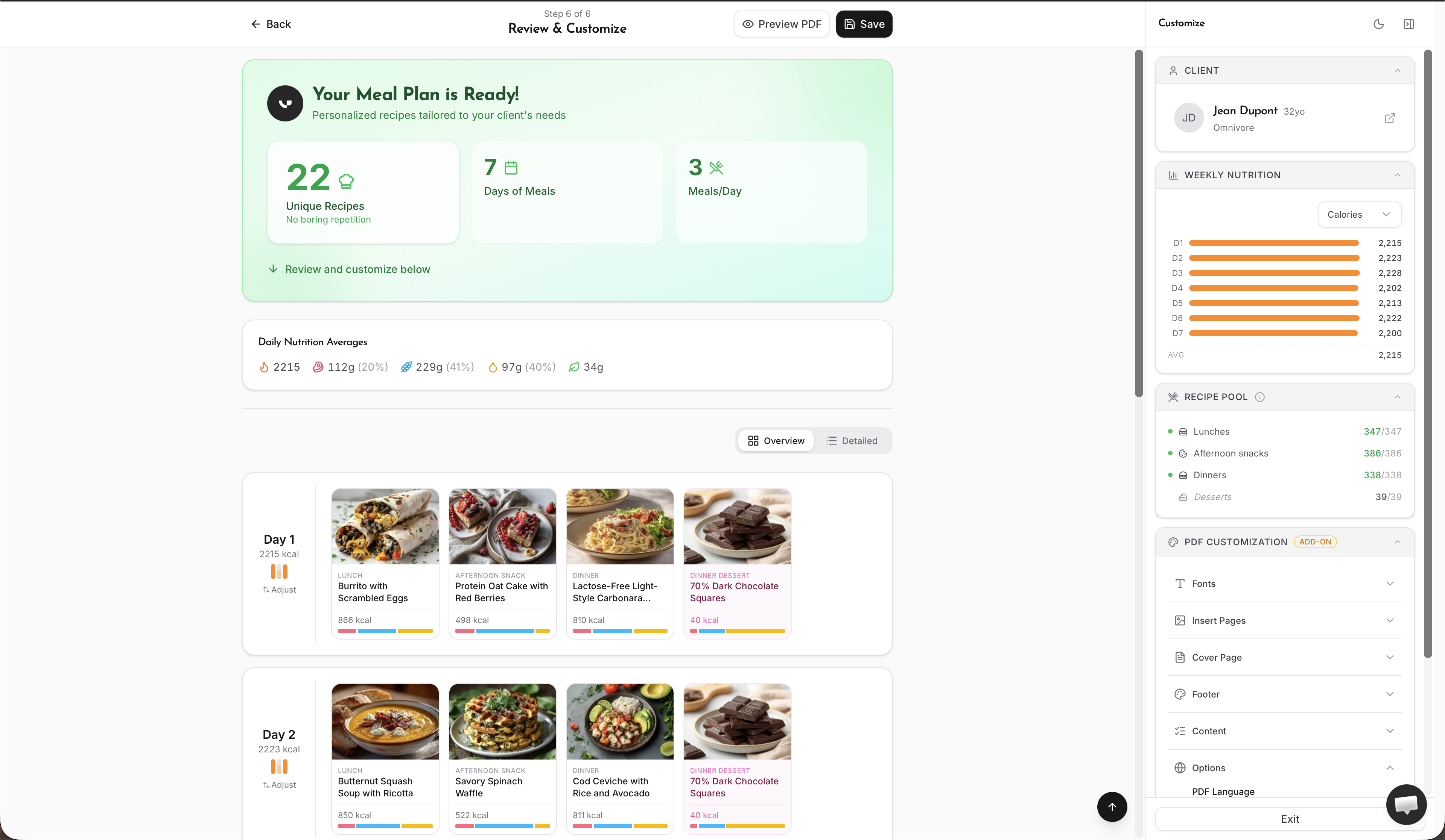 Promealplan gallery image