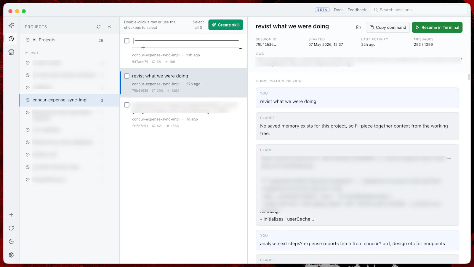Skillbook screenshot 2