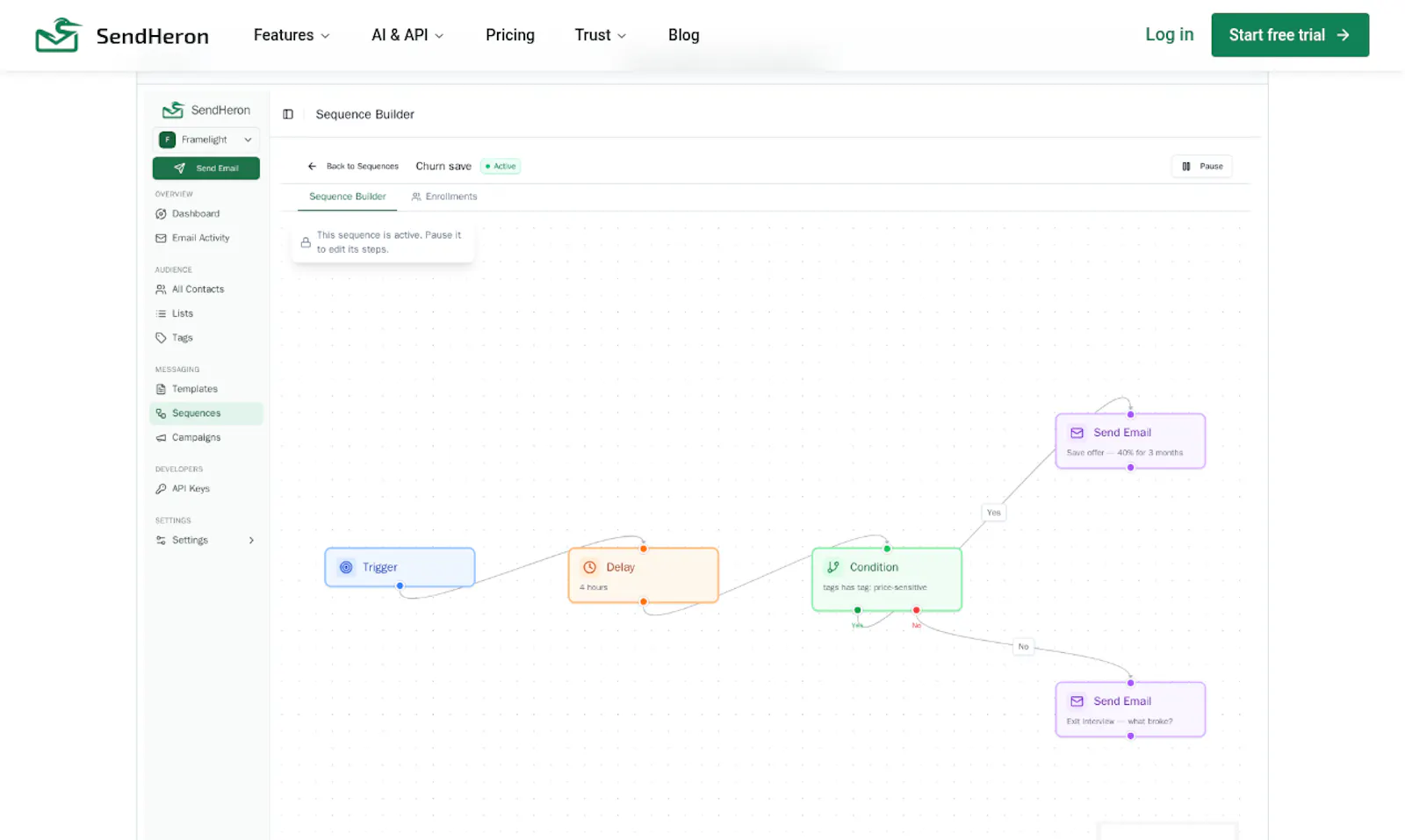 SendHeron screenshot 2