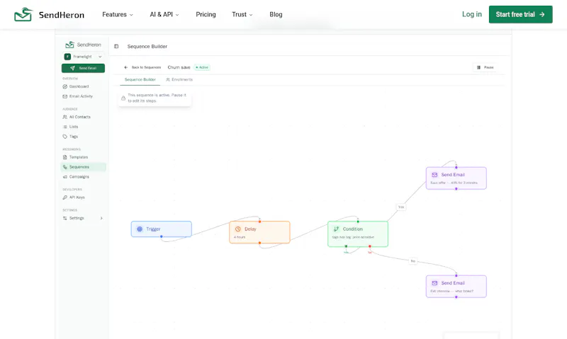 SendHeron screenshot 2