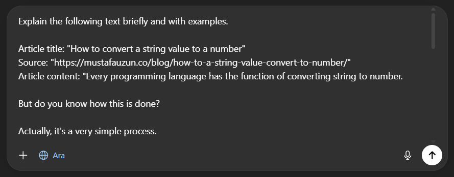 AI Summary Button for Wordpress gallery image