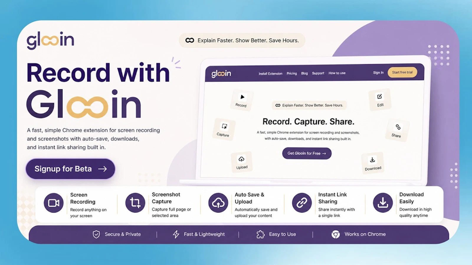 Glooin screenshot 1 (video preview)