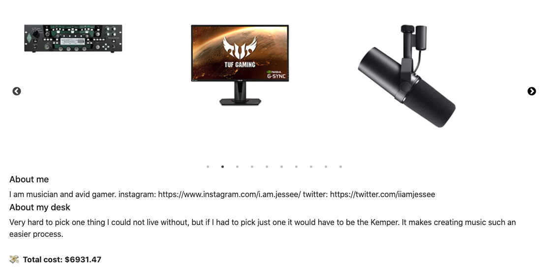 My Desk Tour gallery image