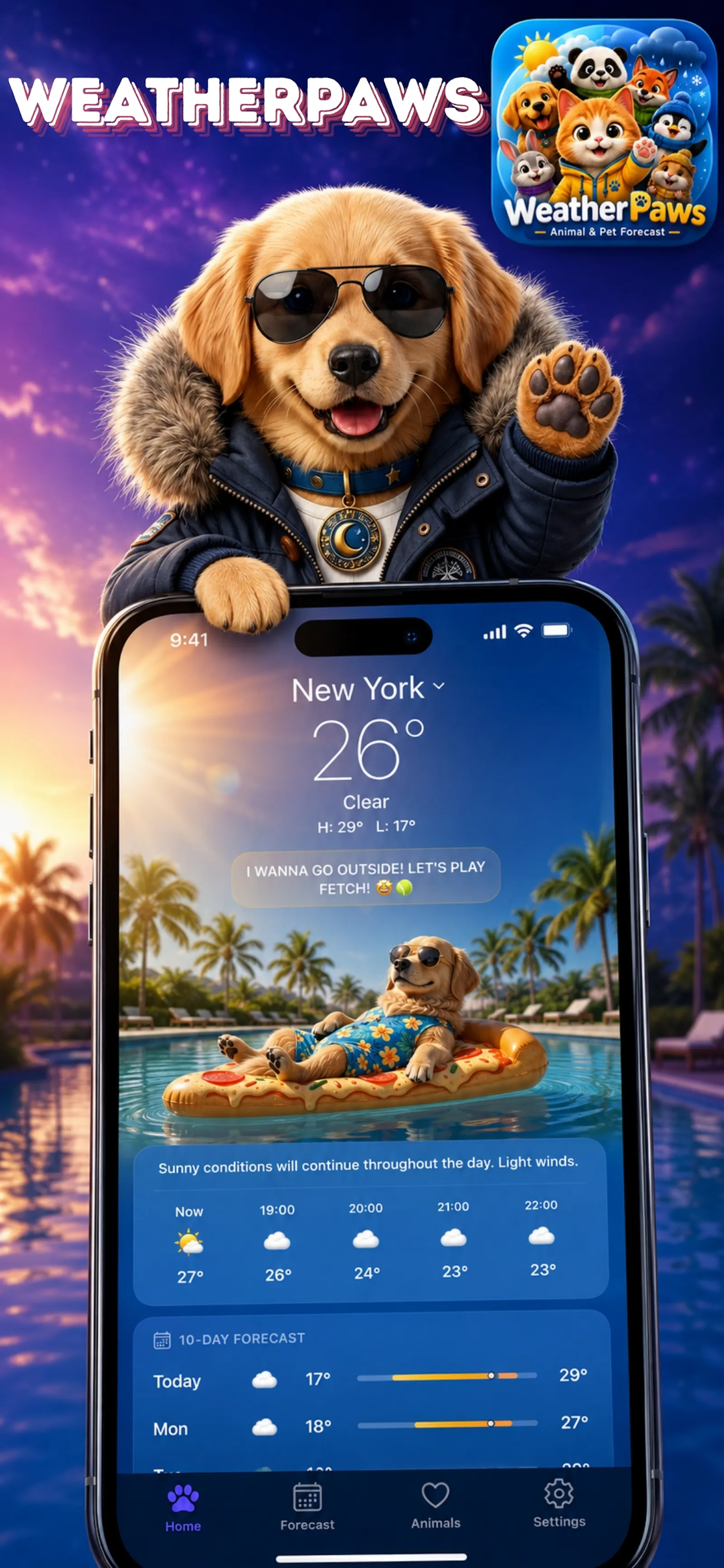 WeatherPaws – Pet Forecast screenshot 3