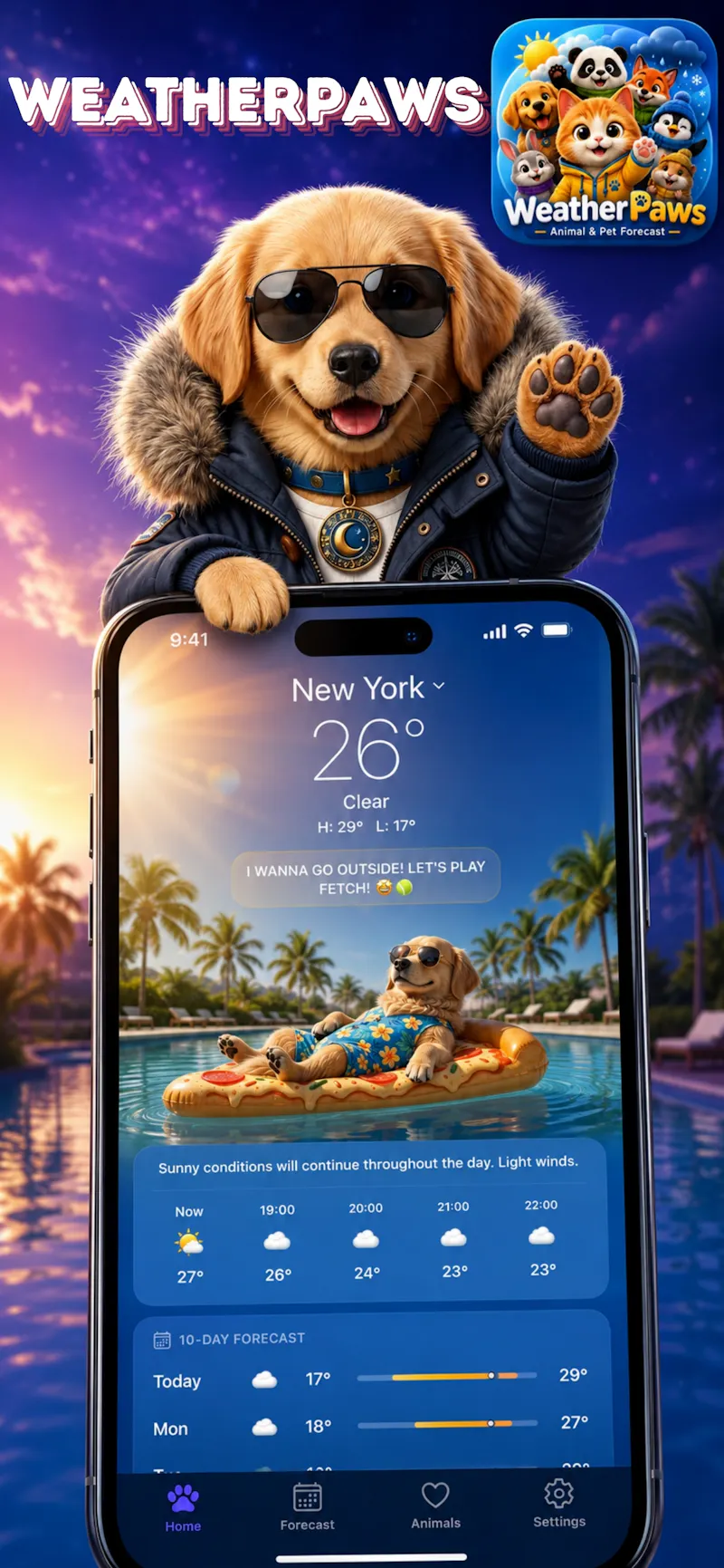 WeatherPaws – Pet Forecast screenshot 3