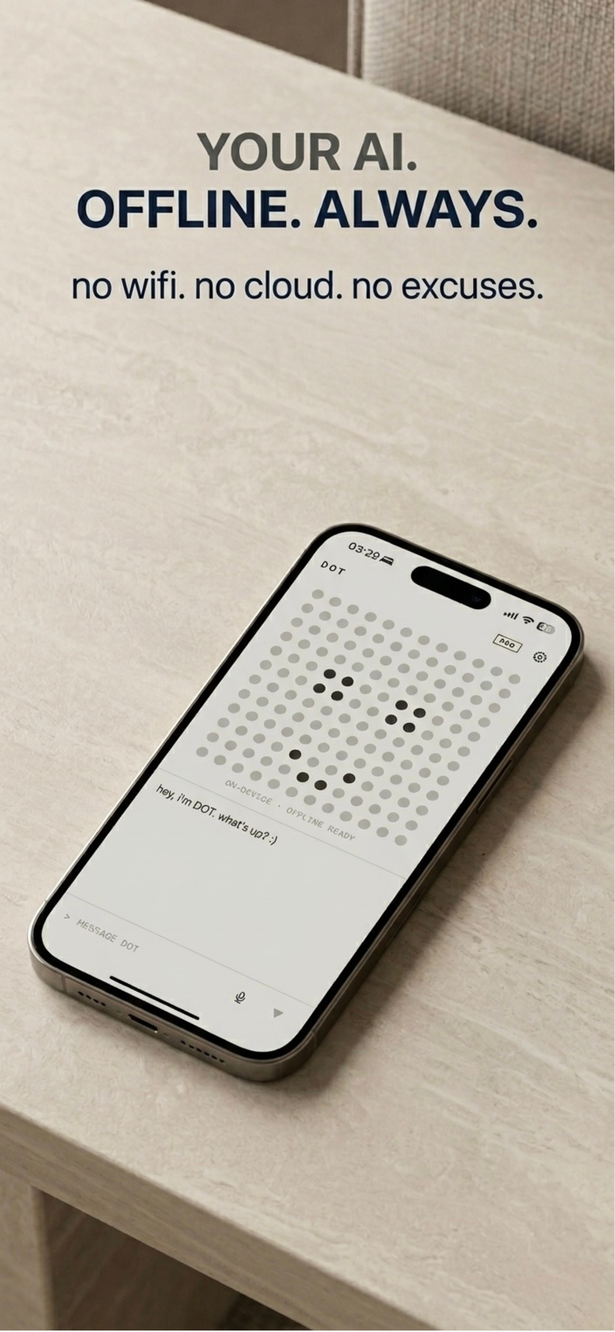 DOT. - Offline AI Assistant gallery image