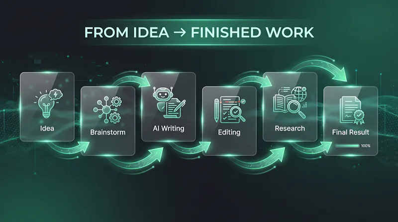 6 focused AI tools All-in-one workspace screenshot 1