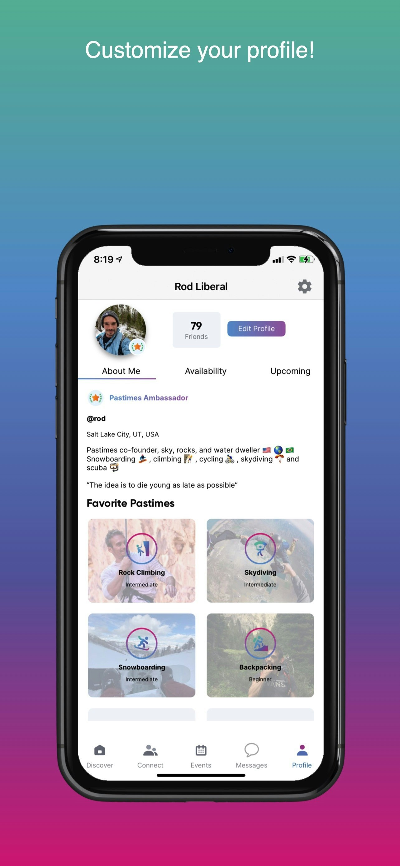 Pastimes gallery image