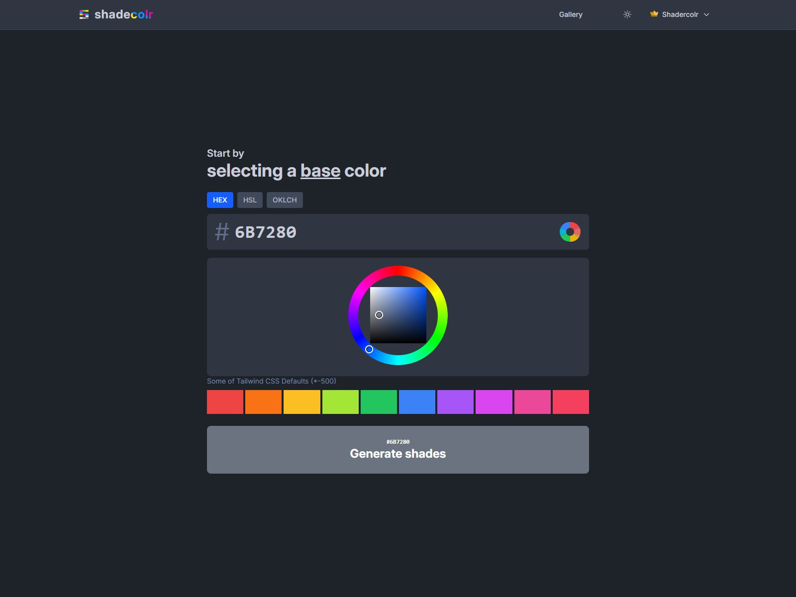 Shadecolr - Screenshot 2 showing product features and functionality