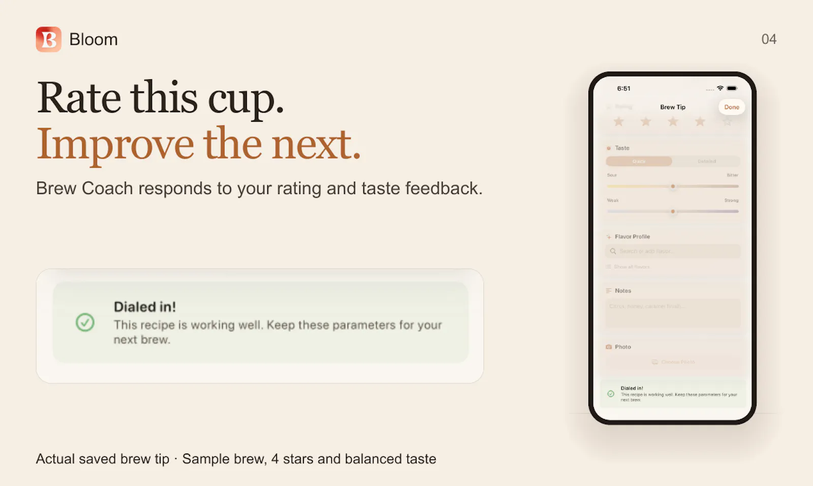 Bloom — Coffee Timer & Journal screenshot 2