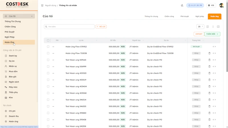 CostDesk screenshot 5