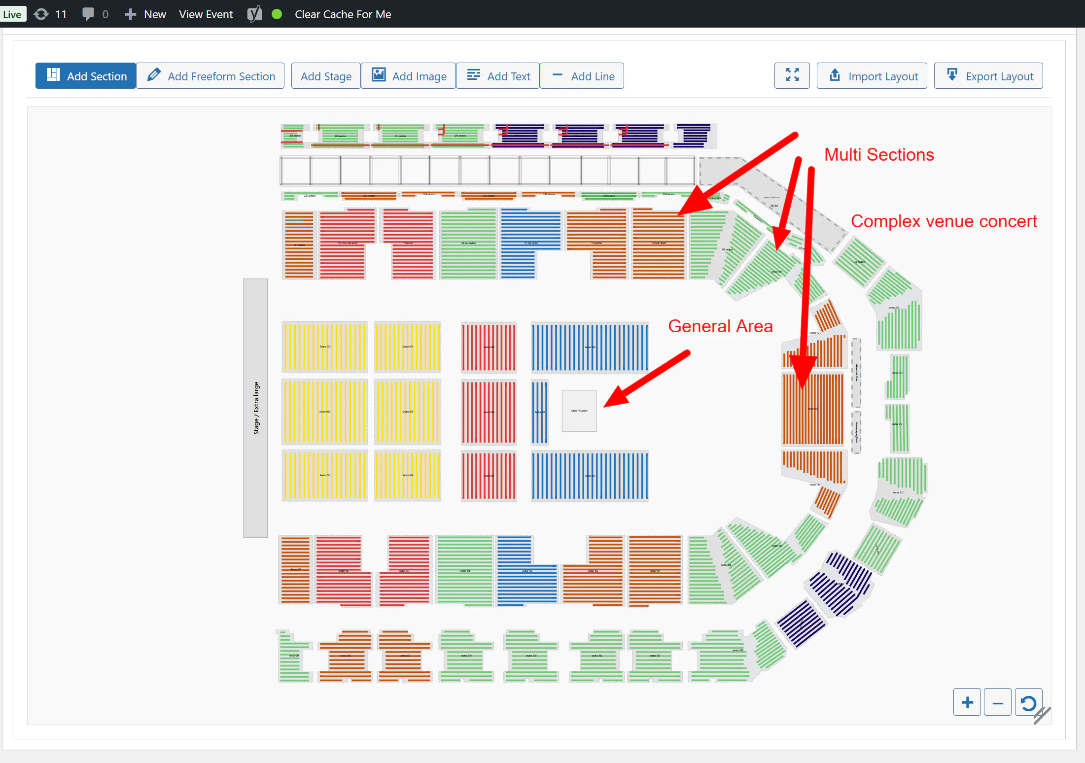 Live Event Seating gallery image