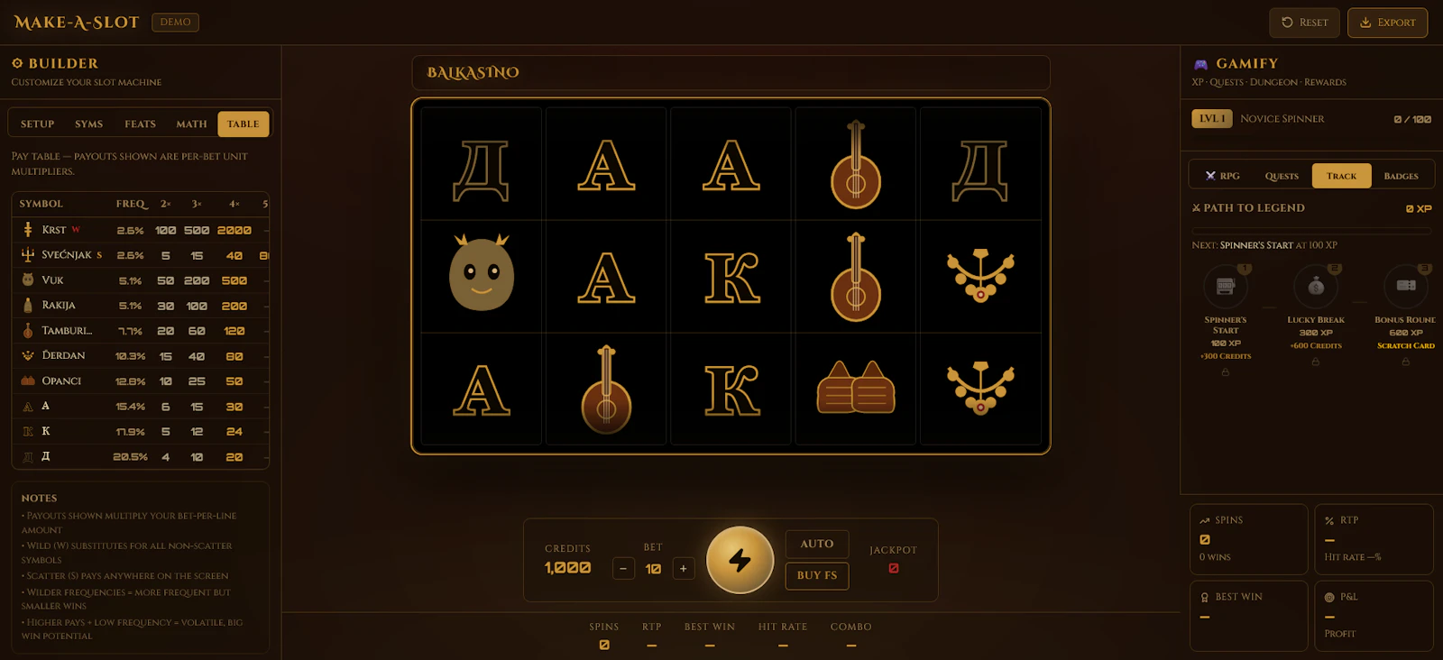 Make-A-Slot screenshot 2