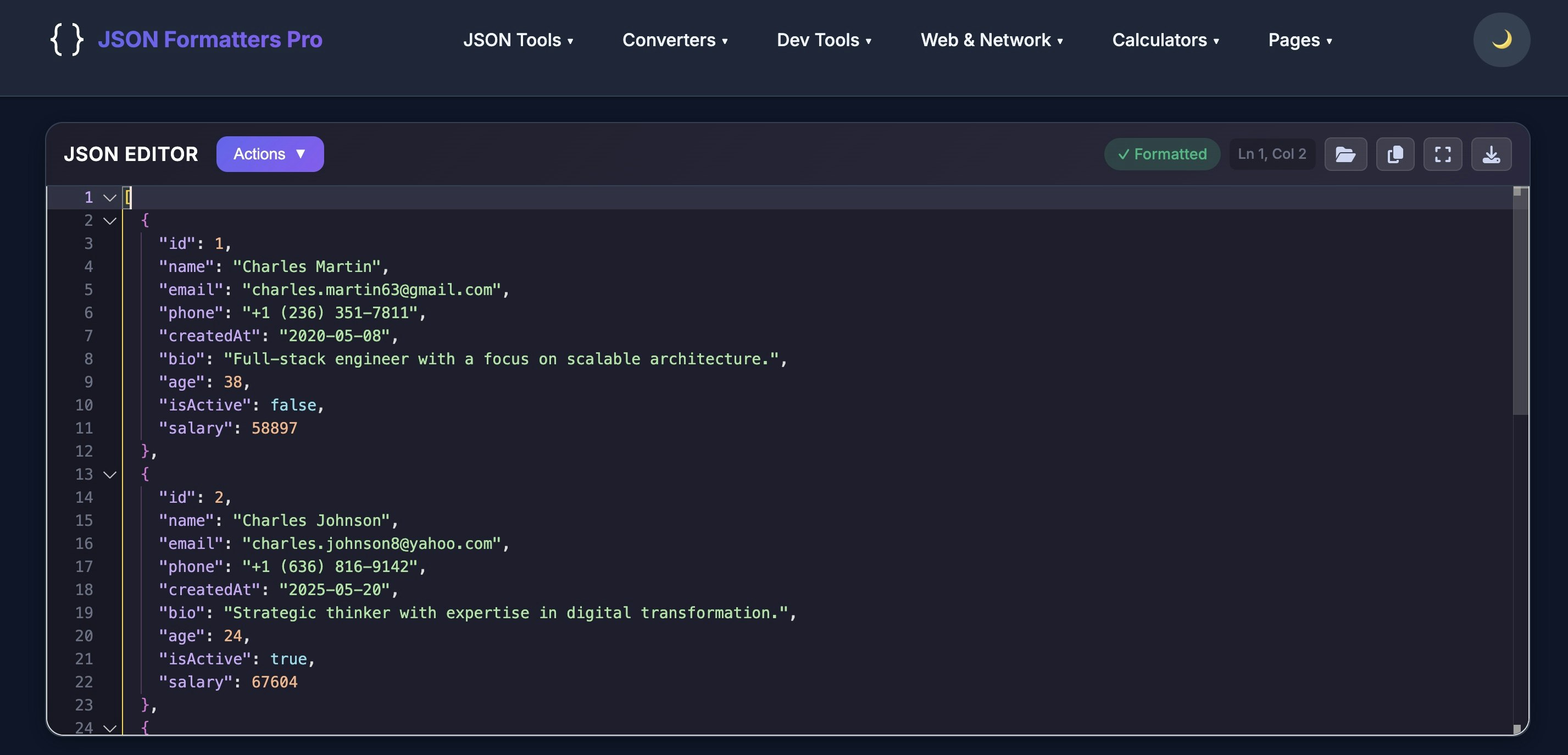 JSON Formatter Pro gallery image