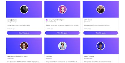 Twitter Spaces Hallway gallery image