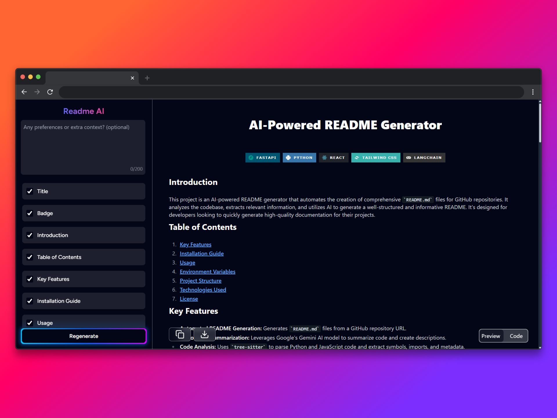 Media Bacaan yang anda ada - Menjana readme.md profesional dengan menampal repo github 3