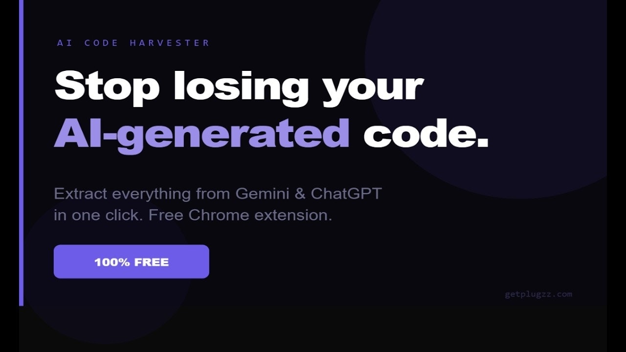 AI Code Harvester for Gemini & ChatGPT gallery image