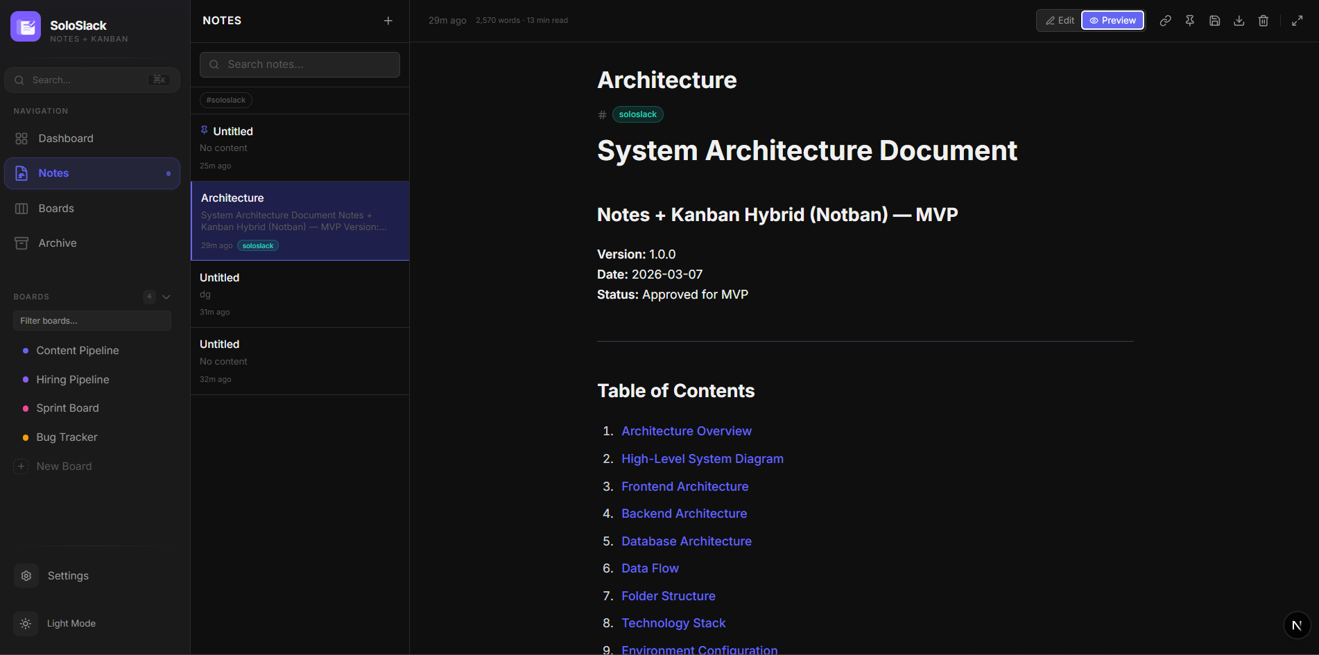Solo Slack gallery image