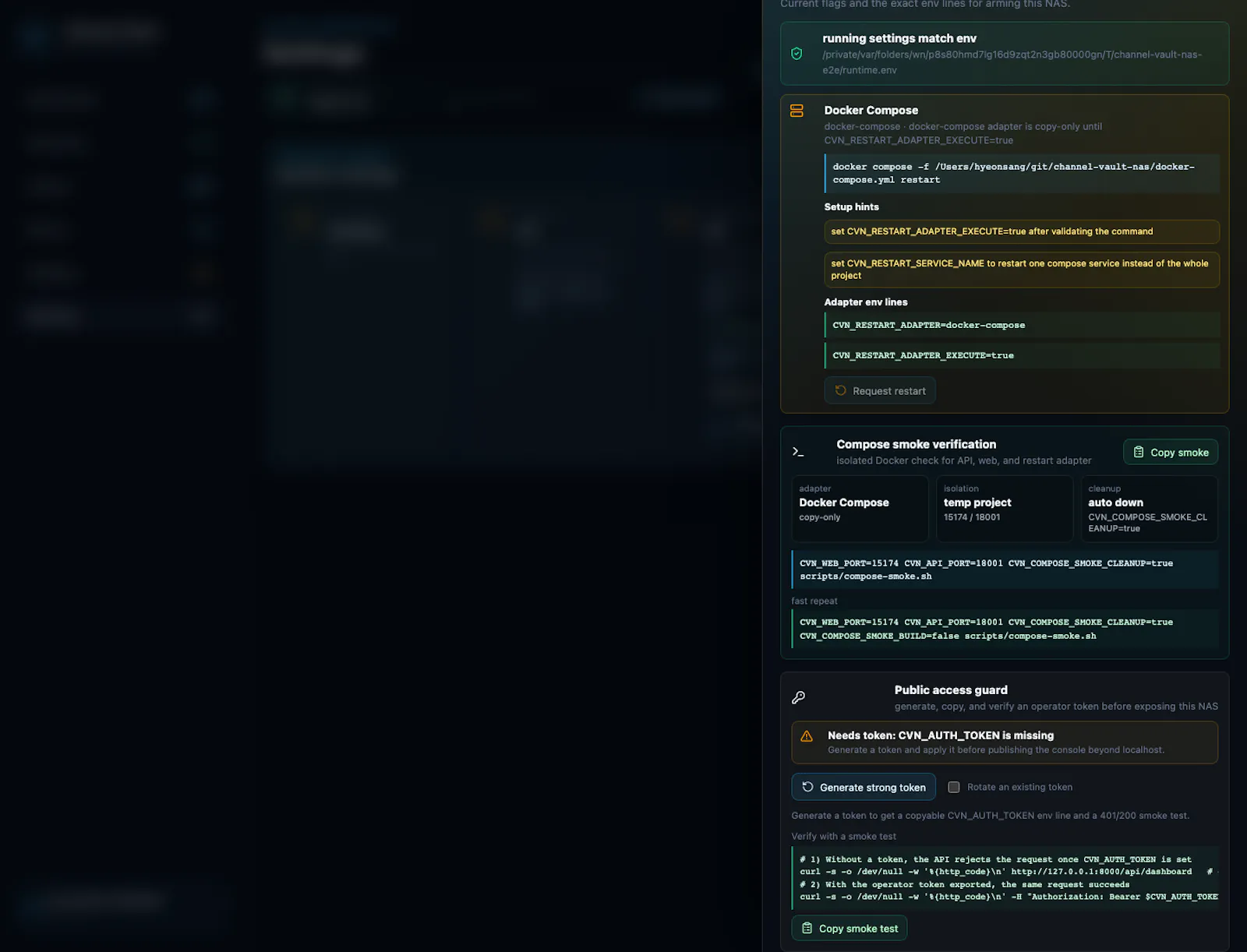 Channel Vault NAS screenshot 5