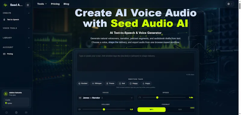 SeedAud AI screenshot 2