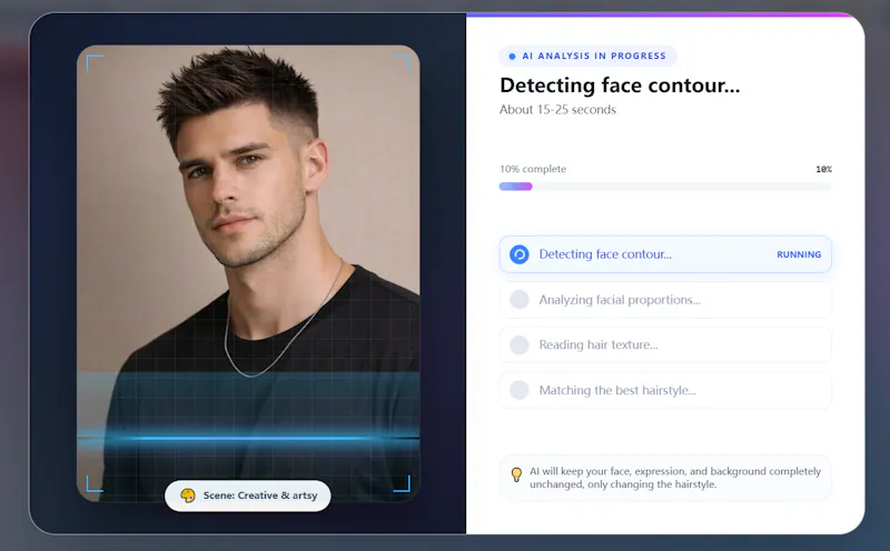 AI Hairstyle Try On screenshot 2
