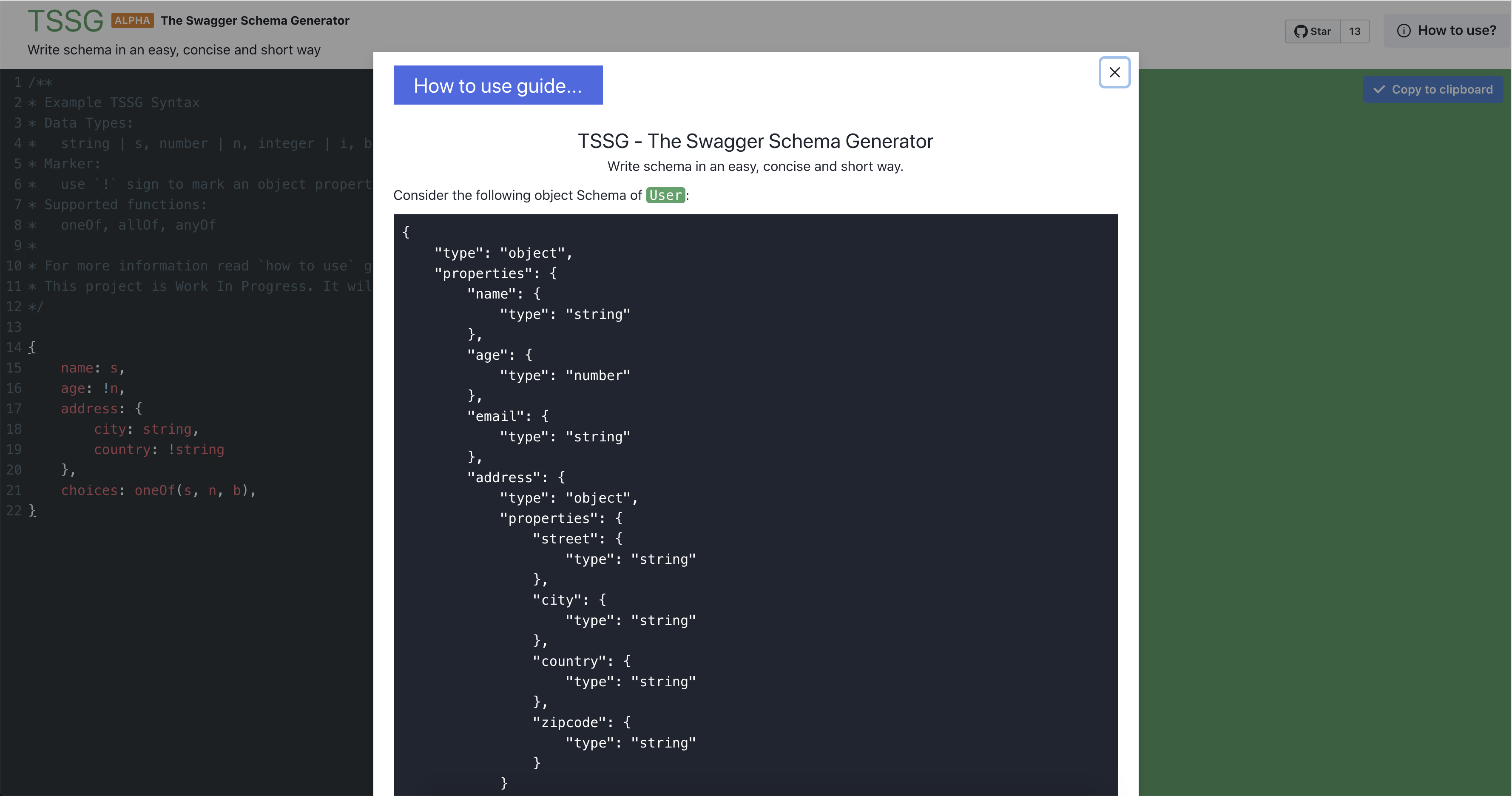 TSSG Editor gallery image