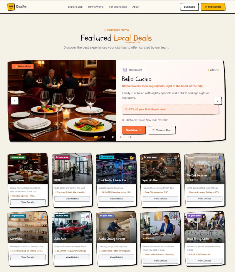 DealVo screenshot 1